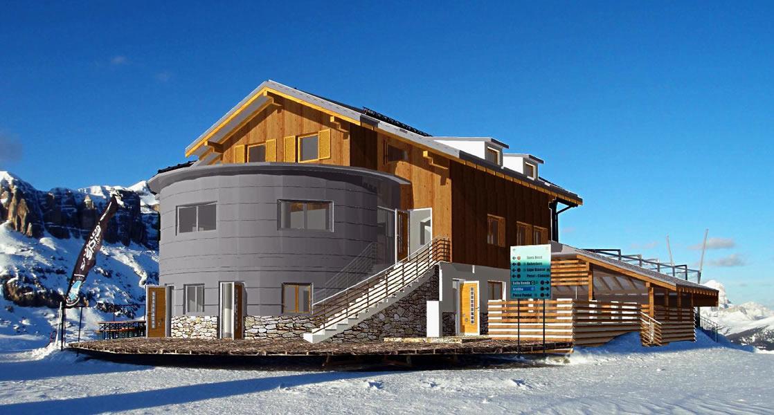 Hôtel Rifugio Sass Becè à Canazei Extérieur photo